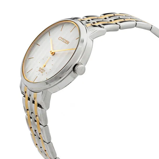 Original Citizen Quartz Silver Dial Twotone Mens Watch BE917455A JMS always Rings Original Citizen Quartz Silver Dial Twotone Mens Watch BE917455A JMS always Rings