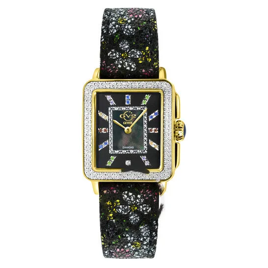 Original GV2 by Gevril Padova Gemstone Floral Diamond Mother of Pearl Dial Ladies Watch 12338F JMS always Watches Original GV2 by Gevril Padova Gemstone Floral Diamond Mother of Pearl Dial Ladies Watch 12338F JMS always Watches