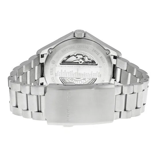 Original Hamilton Khaki Aviation Black Dial Stainless Steel Automatic Mens Watch H76655133 JMS always Bracelets Original Hamilton Khaki Aviation Black Dial Stainless Steel Automatic Mens Watch H76655133 JMS always Bracelets