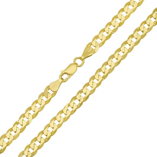 Original Kylie Harper ThickHeavy Mens Italian 14k Gold Over Silver Miami Cuban Curb Chain 2230 JMS always Rings Original Kylie Harper ThickHeavy Mens Italian 14k Gold Over Silver Miami Cuban Curb Chain 2230 JMS always Rings