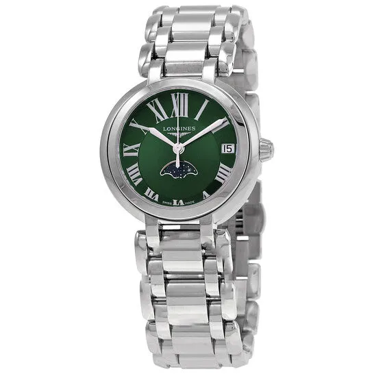 Original Longines Prima Luna Quartz Green Dial Ladies Watch L81154616 JMS always Watches Original Longines Prima Luna Quartz Green Dial Ladies Watch L81154616 JMS always Watches