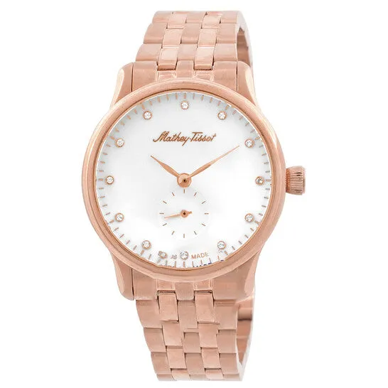 Original MatheyTissot Edmond Metal Crystal White Dial Ladies Watch D1886MRI JMS always Watches Original MatheyTissot Edmond Metal Crystal White Dial Ladies Watch D1886MRI JMS always Watches
