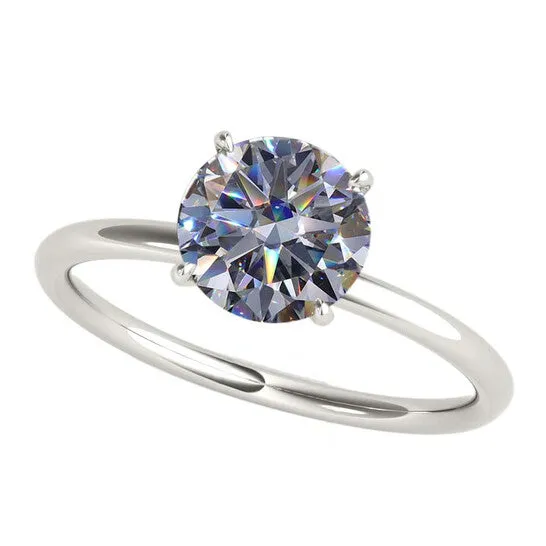 Original Maulijewels 156 Carat Diamond Moissanite Solitaire Engagement Ring For Women In 14K Solid White Gold JMS always Rings Original Maulijewels 156 Carat Diamond Moissanite Solitaire Engagement Ring For Women In 14K Solid White Gold JMS always Rings