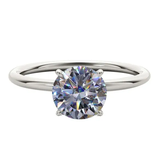 Original Maulijewels 156 Carat Diamond Moissanite Solitaire Engagement Ring For Women In 14K Solid White Gold JMS always Rings Original Maulijewels 156 Carat Diamond Moissanite Solitaire Engagement Ring For Women In 14K Solid White Gold JMS always Rings