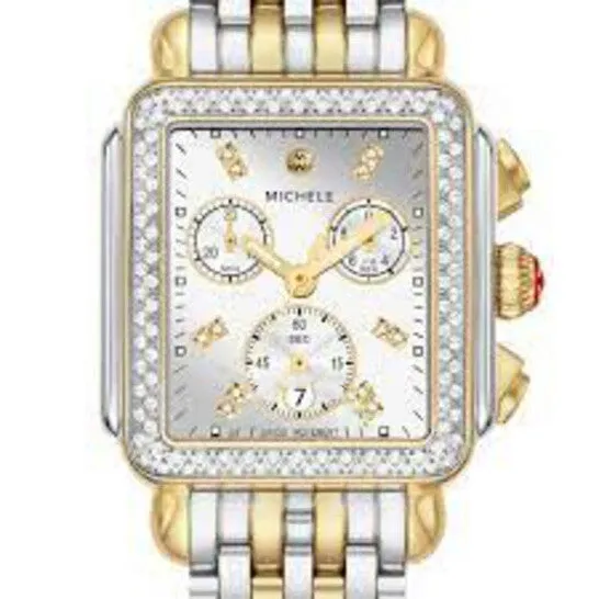 Original Michele Deco Chronograph Quartz Diamond Silver Dial Ladies Watch MWW06A000805 JMS always Watches Original Michele Deco Chronograph Quartz Diamond Silver Dial Ladies Watch MWW06A000805 JMS always Watches