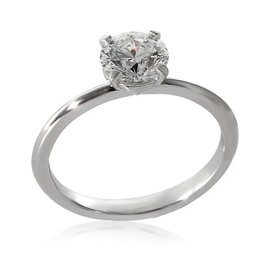 Original PreOwned Tiffany Co Tiffany True Engagement Ring in Platinum 092 CTW JMS always Rings Original PreOwned Tiffany Co Tiffany True Engagement Ring in Platinum 092 CTW JMS always Rings