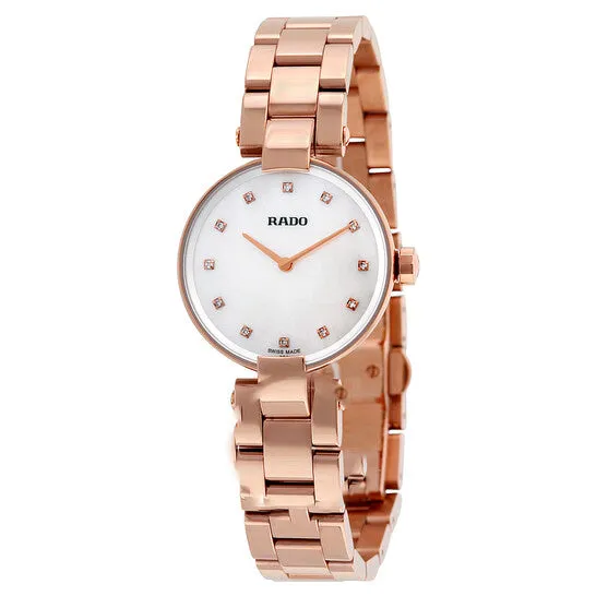 Original Rado Coupole Mother of Pearl Dial Rose Gold PVD Ladies Watch R22855923 JMS always Watches Original Rado Coupole Mother of Pearl Dial Rose Gold PVD Ladies Watch R22855923 JMS always Watches