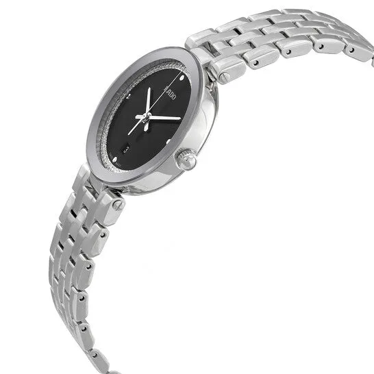 Original Rado Florence Quartz Black Dial Ladies Watch R48874153 JMS always Watches Original Rado Florence Quartz Black Dial Ladies Watch R48874153 JMS always Watches