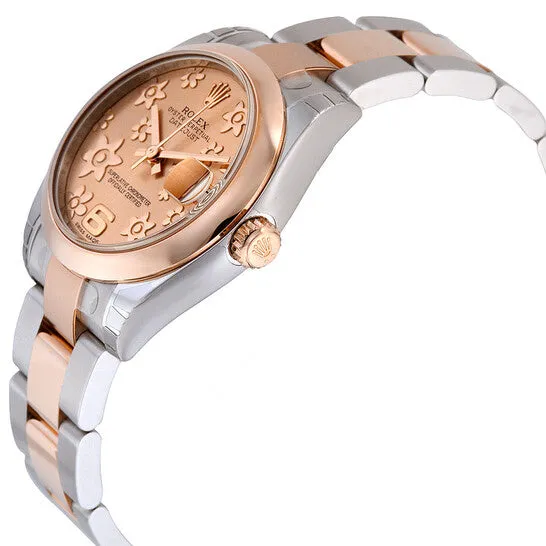 Original Rolex Datejust Lady 31 Pink Raised Floral Motif Dial Stainless Steel and 18K Everose Gold Oyster Bracelet Automatic Watch 178241PFAO JMS always Bracelets Original Rolex Datejust Lady 31 Pink Raised Floral Motif Dial Stainless Steel and 18K Everose Gold Oyster Bracelet Automatic Watch 178241PFAO JMS always Bracelets