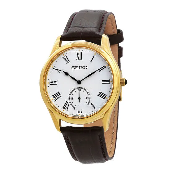 Original Seiko Quartz White Dial Mens Leather Watch SRK050P1 JMS always Watches Original Seiko Quartz White Dial Mens Leather Watch SRK050P1 JMS always Watches