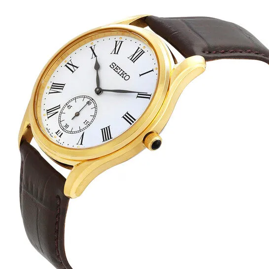 Original Seiko Quartz White Dial Mens Leather Watch SRK050P1 JMS always Watches Original Seiko Quartz White Dial Mens Leather Watch SRK050P1 JMS always Watches