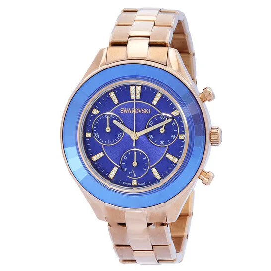 Original Swarovski Octea Lux Sport Chronograph Quartz Crystal Blue Dial Unisex Watch 5632481 JMS always Watches Original Swarovski Octea Lux Sport Chronograph Quartz Crystal Blue Dial Unisex Watch 5632481 JMS always Watches