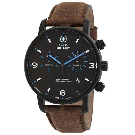 Original Swiss Military Urban Metropolitan Chronograph Quartz Black Dial Watch 011743312 JMS always Watches Original Swiss Military Urban Metropolitan Chronograph Quartz Black Dial Watch 011743312 JMS always Watches