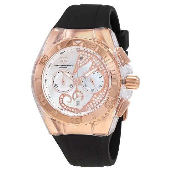 Original Technomarine Cruise Chronograph Quartz White Mother of Pearl Dial Ladies Watch TM119020 JMS always Watches Original Technomarine Cruise Chronograph Quartz White Mother of Pearl Dial Ladies Watch TM119020 JMS always Watches