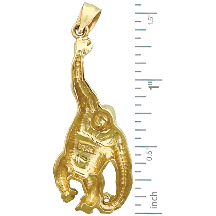 PreStyled Sets 14K Gold Ape Pendant Goldia