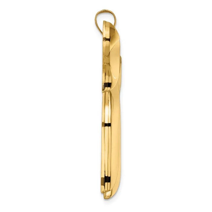 PreStyled Sets Goldia 14k Yellow Gold Polished Solid Chai Symbol Pendant