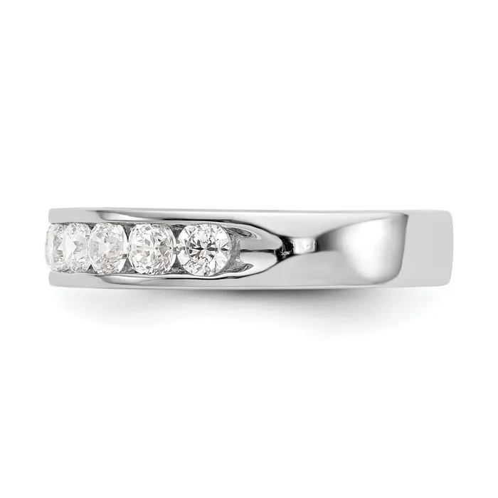 Rings 099ct CZ Solid Real 14k True Origin Lab Grown SIVS Near Colorless Mens Wedding Band Ring Goldia