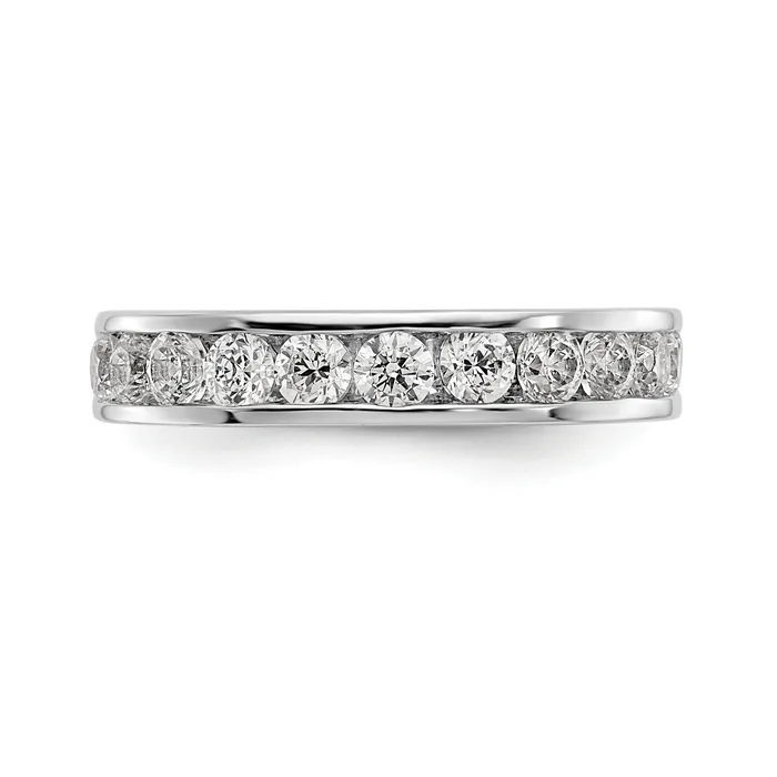 Rings 099ct CZ Solid Real 14k True Origin Lab Grown SIVS Near Colorless Mens Wedding Band Ring Goldia