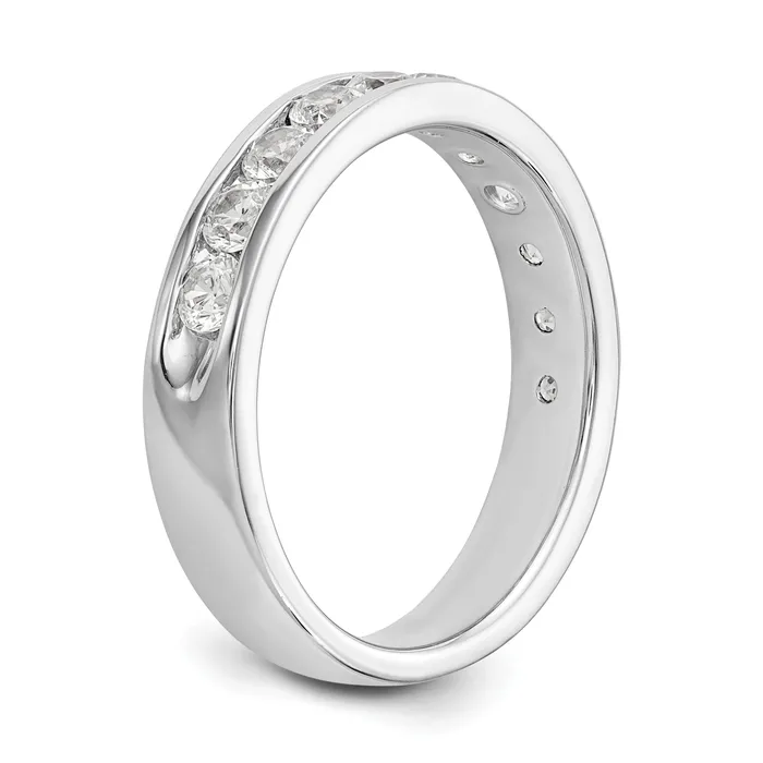 Rings 099ct CZ Solid Real 14k True Origin Lab Grown SIVS Near Colorless Mens Wedding Band Ring Goldia