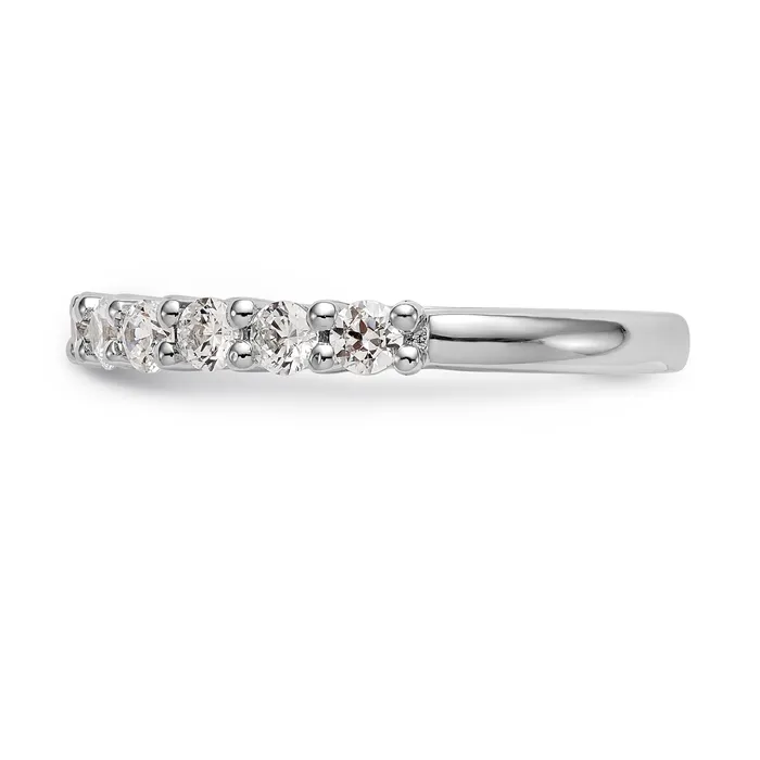 Rings 14K White Gold Diamond Peg Set Engagement Ring Goldiacom