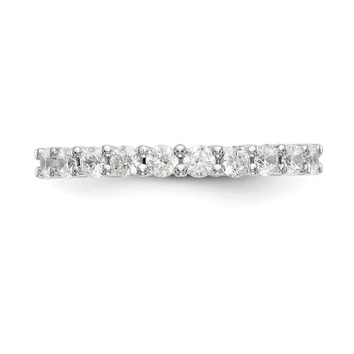Rings 14K White Gold Diamond Peg Set Engagement Ring Goldiacom