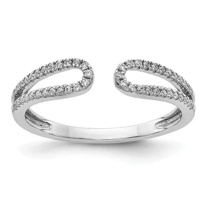 Rings 14k White Gold Real Diamond Fancy Ring Goldiacom