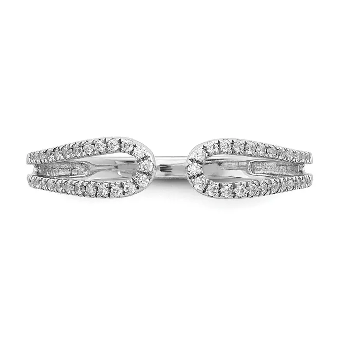 Rings 14k White Gold Real Diamond Fancy Ring Goldiacom