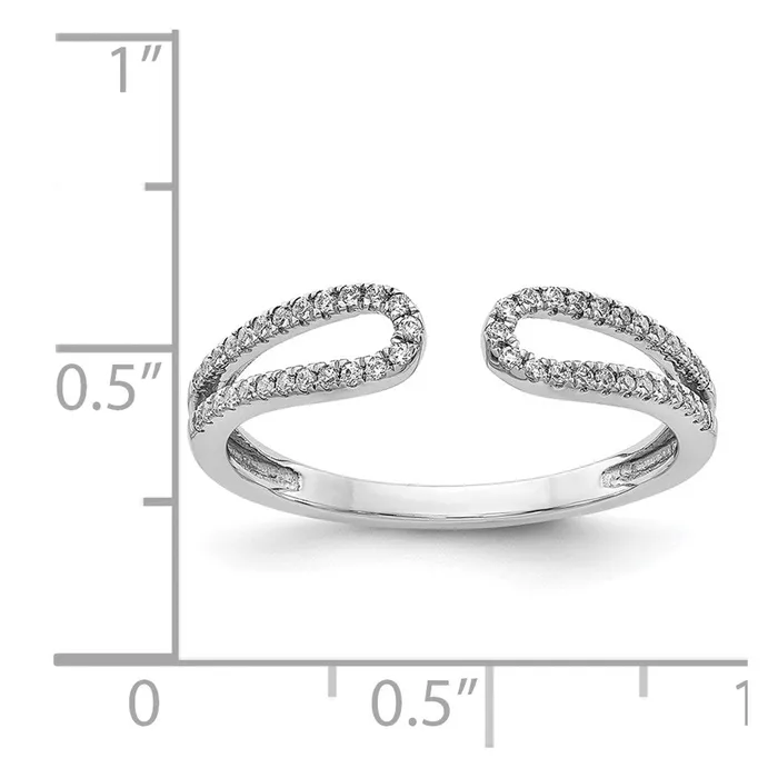 Rings 14k White Gold Real Diamond Fancy Ring Goldiacom