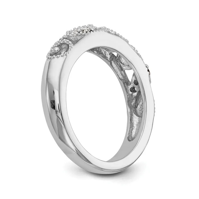 Rings Goldia 014ct CZ Solid Real 14k White Gold Wedding Wedding Band Ring