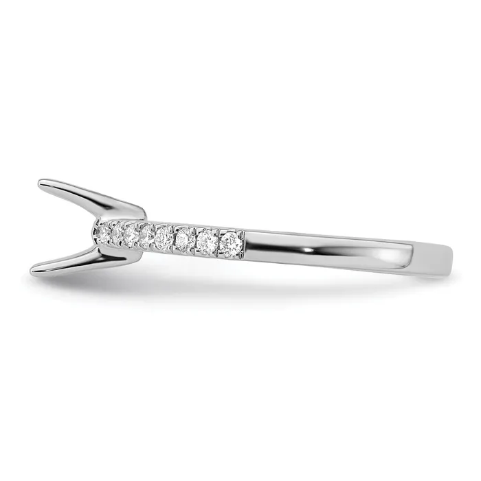 Rings Goldia 075ct CZ Solid Real 14K White Gold Engagement Ring