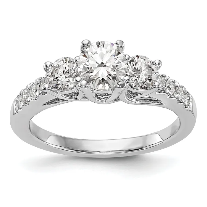 Rings Goldia 14k White Gold 1 15 Ct Lab Grown Diamond VSSI G Three Stone Engagement Ring Rings Goldia 14k White Gold 1 15 Ct Lab Grown Diamond VSSI G Three Stone Engagement Ring