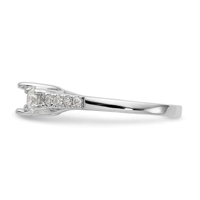 Rings Goldia 14k White Gold 1 15 Ct Lab Grown Diamond VSSI G Three Stone Engagement Ring