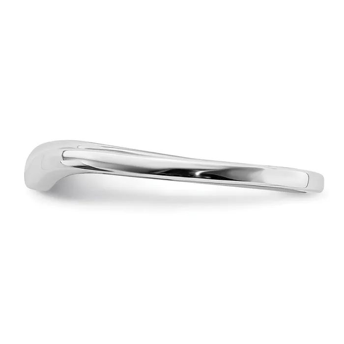 Rings Goldia 14K White Gold Contoured Band