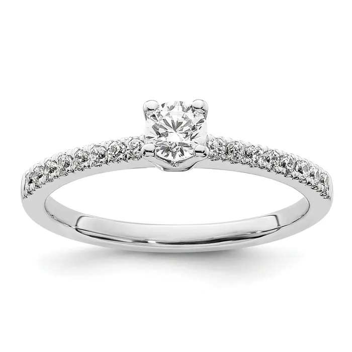 Rings Goldia 14K White Gold Lab Grown Diamond VSSI G Engagement Ring