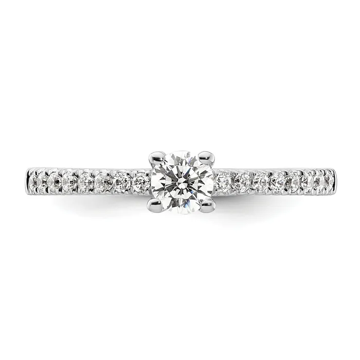 Rings Goldia 14K White Gold Lab Grown Diamond VSSI G Engagement Ring