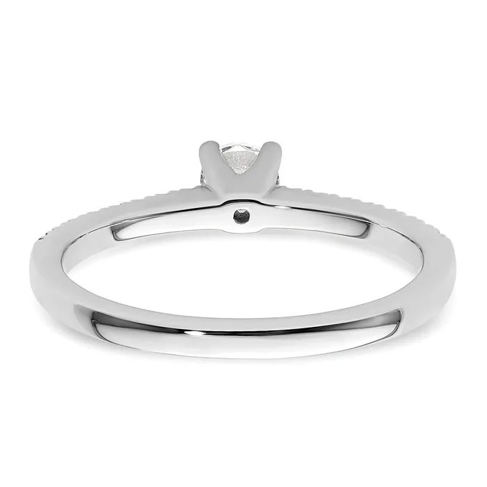 Rings Goldia 14K White Gold Lab Grown Diamond VSSI G Engagement Ring
