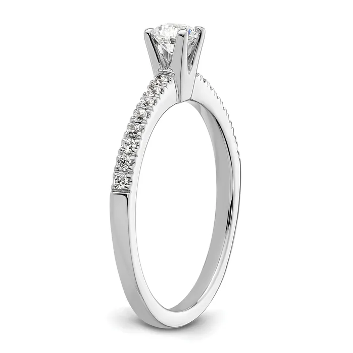 Rings Goldia 14K White Gold Lab Grown Diamond VSSI G Engagement Ring