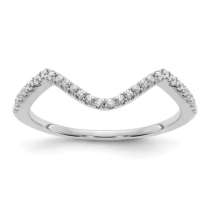 Rings Goldia 14K White Gold Lab Grown Diamond VSSI G Wedding Band Ring