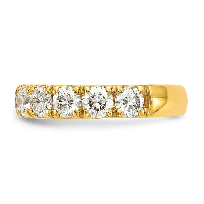 Rings Goldia 14k Yellow Gold 2 Ct Lab Grown Diamond VSSI G Wedding Band Ring