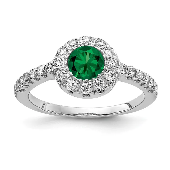 Rings Goldiacom 14k White Gold 5mm Mount St Helens VS Real Diamond ring Rings Goldiacom 14k White Gold 5mm Mount St Helens VS Real Diamond ring