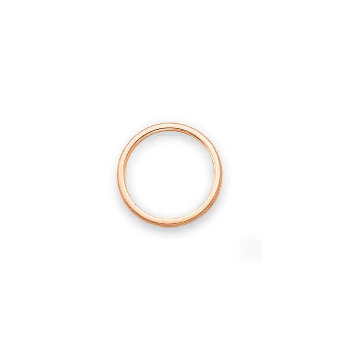Rings Goldia Solid 10K Rose Gold 15mm Milgrain MensWomens Wedding Band Ring Size 6 Rings Goldia Solid 10K Rose Gold 15mm Milgrain MensWomens Wedding Band Ring Size 6