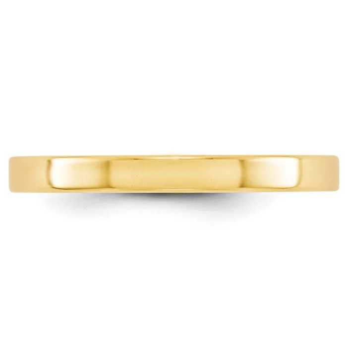 Rings Goldia Solid 10K Yellow Gold 25mm Light Weight Flat MensWomens Wedding Band Ring Size 95 Rings Goldia Solid 10K Yellow Gold 25mm Light Weight Flat MensWomens Wedding Band Ring Size 95