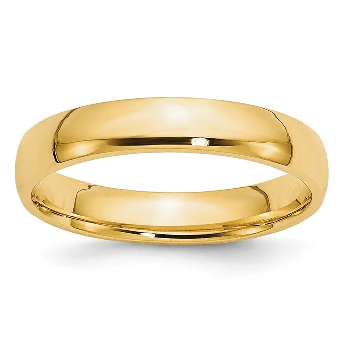 Rings Goldia Solid 10K Yellow Gold 4mm Light Weight Comfort Fit MensWomens Wedding Band Ring Size 9 Rings Goldia Solid 10K Yellow Gold 4mm Light Weight Comfort Fit MensWomens Wedding Band Ring Size 9