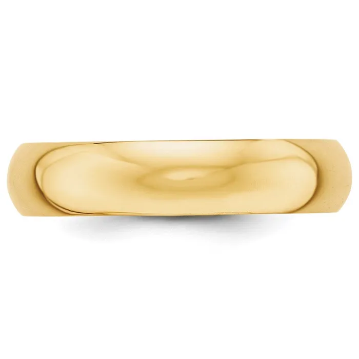 Rings Goldia Solid 10K Yellow Gold 5mm HalfRound Wedding MensWomens Wedding Band Ring Size 85 Rings Goldia Solid 10K Yellow Gold 5mm HalfRound Wedding MensWomens Wedding Band Ring Size 85