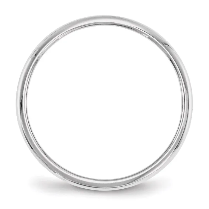 Rings Goldia Solid 14K White Gold 2mm Half Round MensWomens Wedding Band Ring Size 11 Rings Goldia Solid 14K White Gold 2mm Half Round MensWomens Wedding Band Ring Size 11