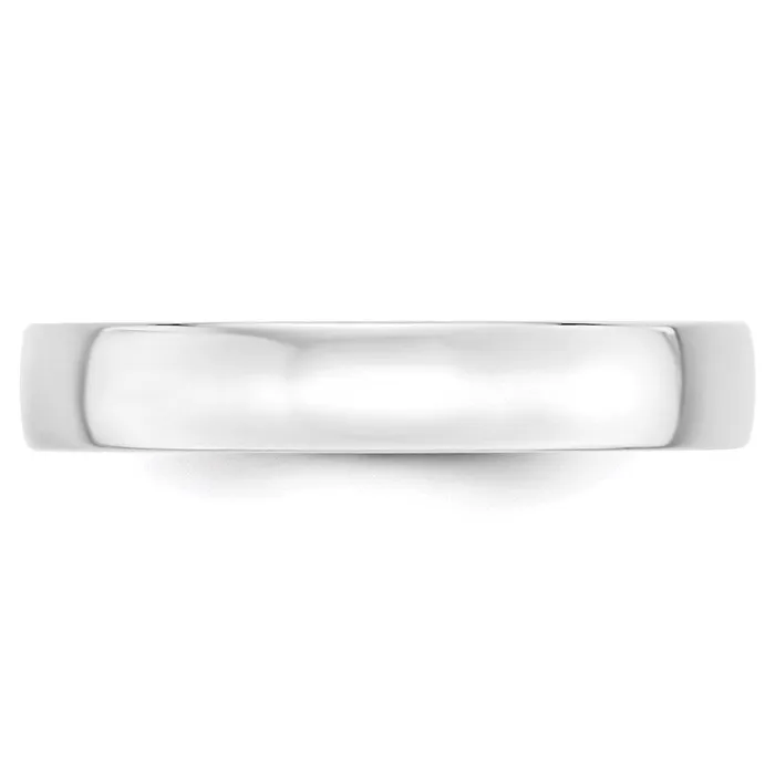 Rings Goldia Solid 14K White Gold 4mm Light Weight Comfort Fit MensWomens Wedding Band Ring Size 12 Rings Goldia Solid 14K White Gold 4mm Light Weight Comfort Fit MensWomens Wedding Band Ring Size 12