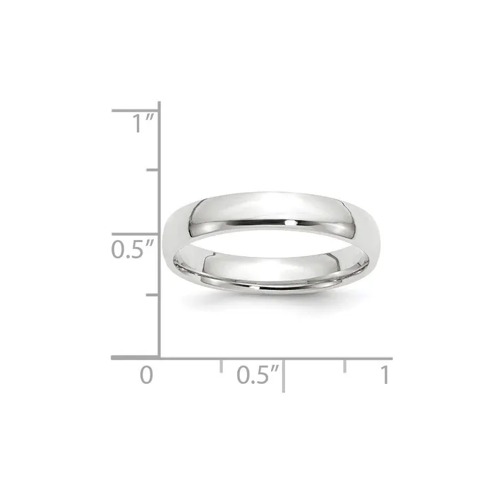 Rings Goldia Solid 14K White Gold 4mm Light Weight Comfort Fit MensWomens Wedding Band Ring Size 12 Rings Goldia Solid 14K White Gold 4mm Light Weight Comfort Fit MensWomens Wedding Band Ring Size 12