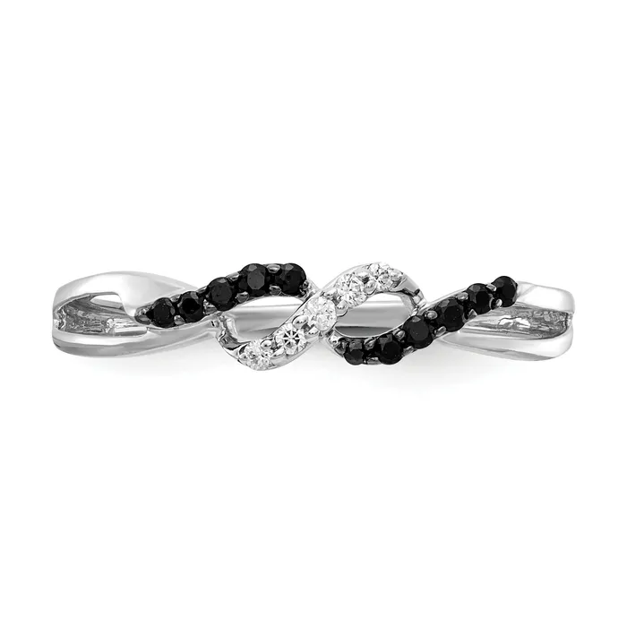 Rings Goldia Solid 14k White Gold Channelset Blue Simulated CZ Ring