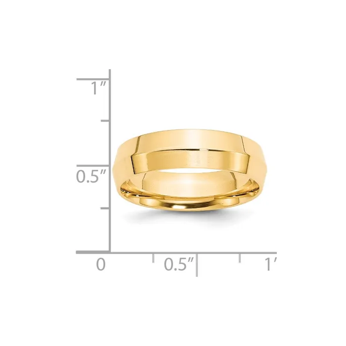 Rings Goldia Solid 14K Yellow Gold 6mm Knife Edge Comfort Fit MensWomens Wedding Band Ring Size 95 Rings Goldia Solid 14K Yellow Gold 6mm Knife Edge Comfort Fit MensWomens Wedding Band Ring Size 95