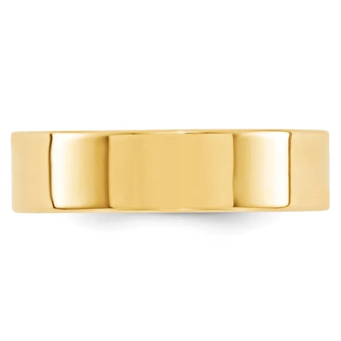 Rings Goldia Solid 14K Yellow Gold 6mm Standard Flat Comfort Fit MensWomens Wedding Band Ring Size 85 Rings Goldia Solid 14K Yellow Gold 6mm Standard Flat Comfort Fit MensWomens Wedding Band Ring Size 85